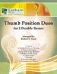 THUMB POSITION DUOS FOR 2 BASSES cover